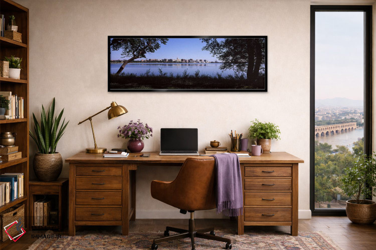 تابلو دکوراتیو Lake Monona, Madison, Dane County, Wisconsin, USA,ساختم… اثر پانورامیک ایمجز - D2B