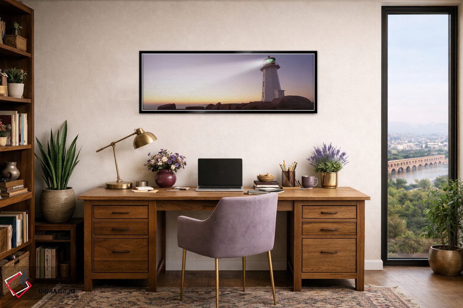 تابلو دکوراتیو Peggy's Cove, Halifax, Nova Scotia, Canada,فانوس دریایی… اثر پانورامیک ایمجز - D2B