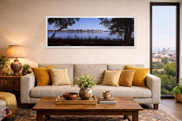 تابلو دکوراتیو Lake Monona, Madison, Dane County, Wisconsin, USA,ساختم… اثر پانورامیک ایمجز - D5W