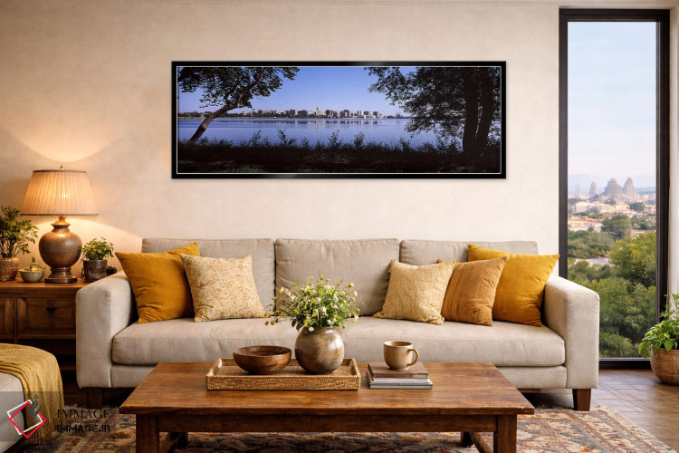 تابلو دکوراتیو Lake Monona, Madison, Dane County, Wisconsin, USA,ساختم… اثر پانورامیک ایمجز - D6B