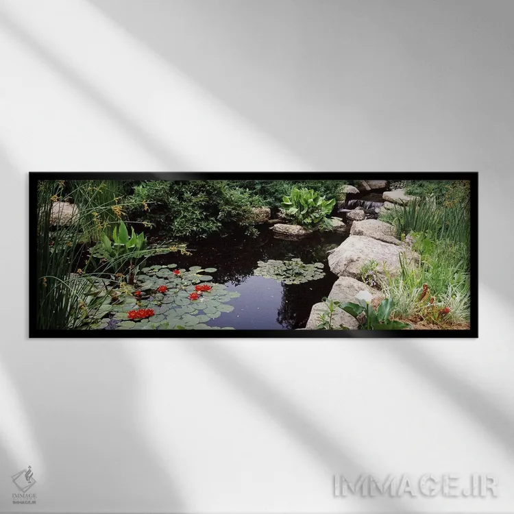 تابلو دکوراتیو Olbrich Botanical Gardens, Madison, Wisconsin, USA,نیلو… اثر پانورامیک ایمجز - نمای قابدار مشکی