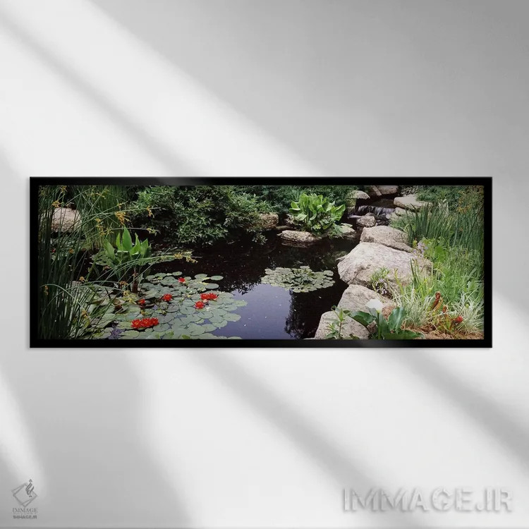 تابلو دکوراتیو Olbrich Botanical Gardens, Madison, Wisconsin, USA,نیلو… اثر پانورامیک ایمجز - نمای قابدار مشکی