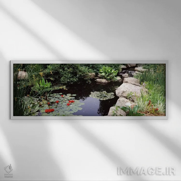 تابلو دکوراتیو Olbrich Botanical Gardens, Madison, Wisconsin, USA,نیلو… اثر پانورامیک ایمجز - نمای قابدار سفید