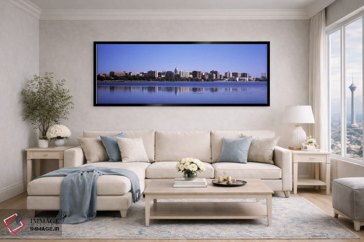 تابلو دکوراتیو Lake Monona, Madison, Dane County, Wisconsin, USA,ساختم… اثر پانورامیک ایمجز - D6B