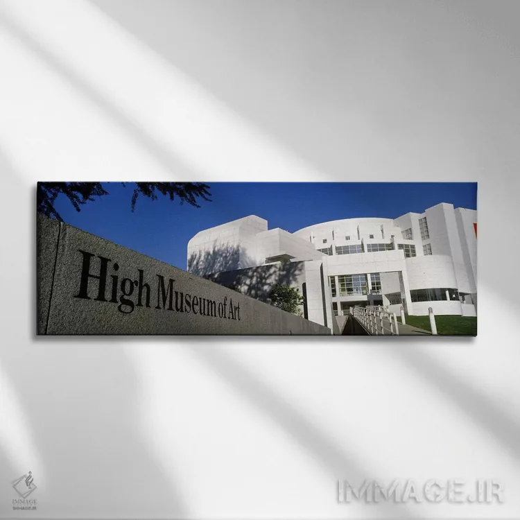 تابلو دکوراتیو High Museum of Art, Atlanta, Fulton County, Georgia, US… اثر پانورامیک ایمجز - نمای روبهرو روی دیوار