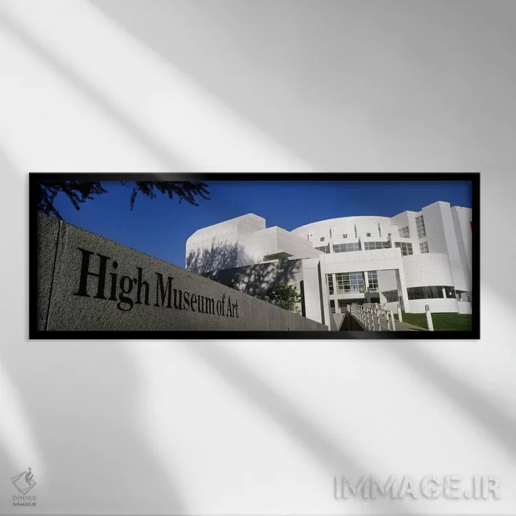 تابلو دکوراتیو High Museum of Art, Atlanta, Fulton County, Georgia, US… اثر پانورامیک ایمجز - نمای قابدار مشکی