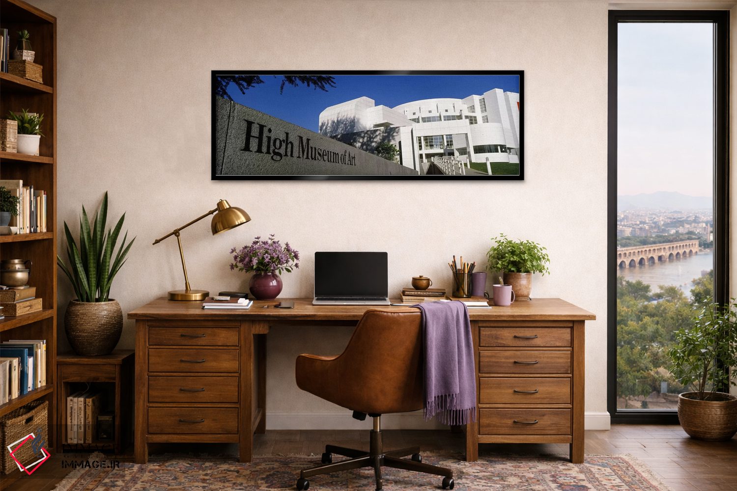 تابلو دکوراتیو High Museum of Art, Atlanta, Fulton County, Georgia, US… اثر پانورامیک ایمجز - D3B
