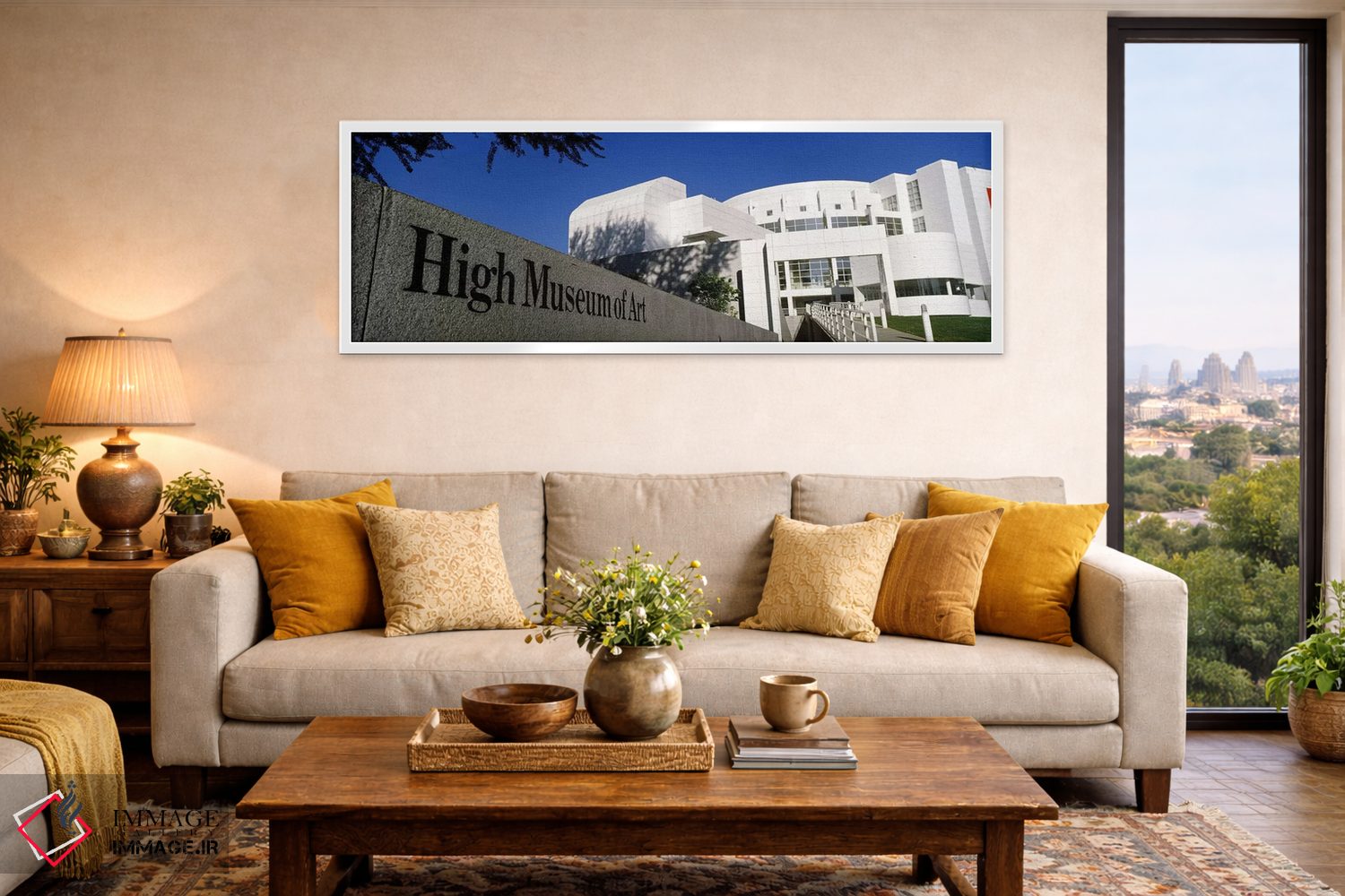 تابلو دکوراتیو High Museum of Art, Atlanta, Fulton County, Georgia, US… اثر پانورامیک ایمجز - D5W