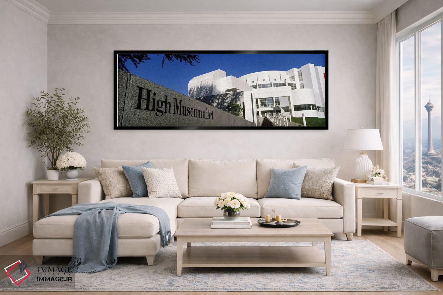 تابلو دکوراتیو High Museum of Art, Atlanta, Fulton County, Georgia, US… اثر پانورامیک ایمجز - D6B