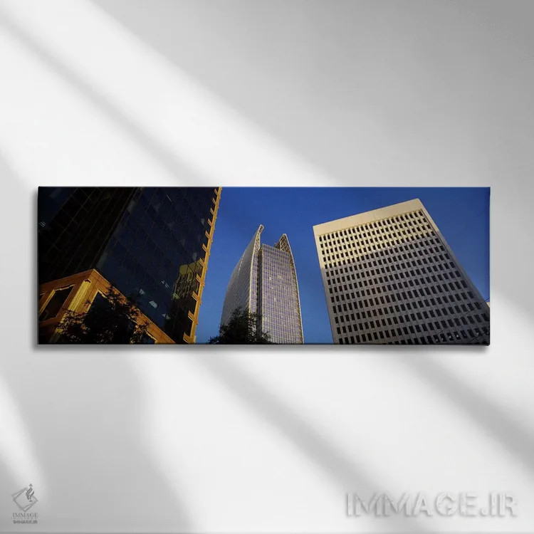 تابلو دکوراتیو Atlanta, Fulton County, Georgia, USA #2,آسمان خراش ها د… اثر پانورامیک ایمجز - نمای روبهرو روی دیوار