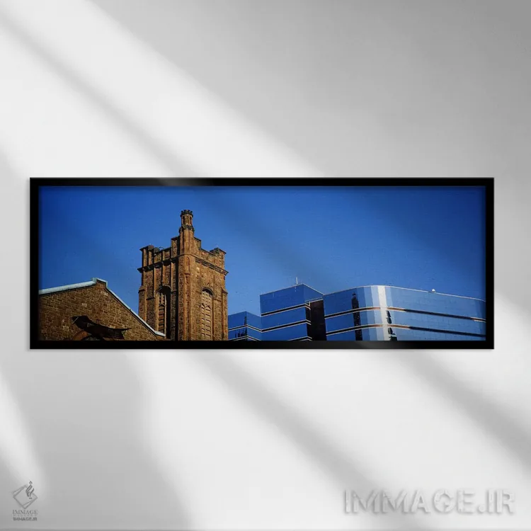 تابلو دکوراتیو Presbyterian Church, Midtown plaza, Atlanta, Fulton Cou… اثر پانورامیک ایمجز - نمای قابدار مشکی