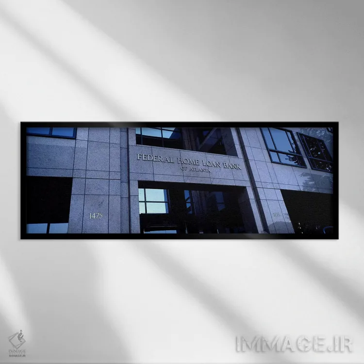 تابلو دکوراتیو Federal Home Loan Bank, Atlanta, Fulton County, Georgia… اثر پانورامیک ایمجز - نمای قابدار مشکی