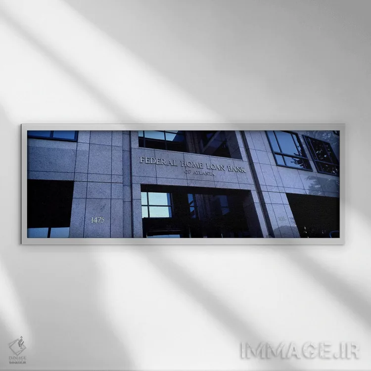 تابلو دکوراتیو Federal Home Loan Bank, Atlanta, Fulton County, Georgia… اثر پانورامیک ایمجز - نمای قابدار سفید