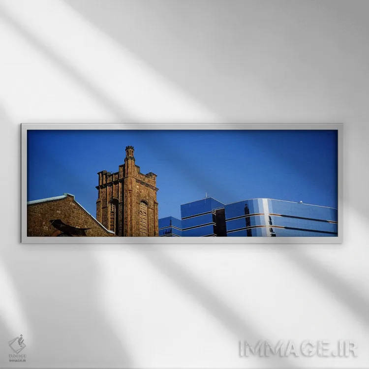 تابلو دکوراتیو Presbyterian Church, Midtown plaza, Atlanta, Fulton Cou… اثر پانورامیک ایمجز - نمای قابدار سفید