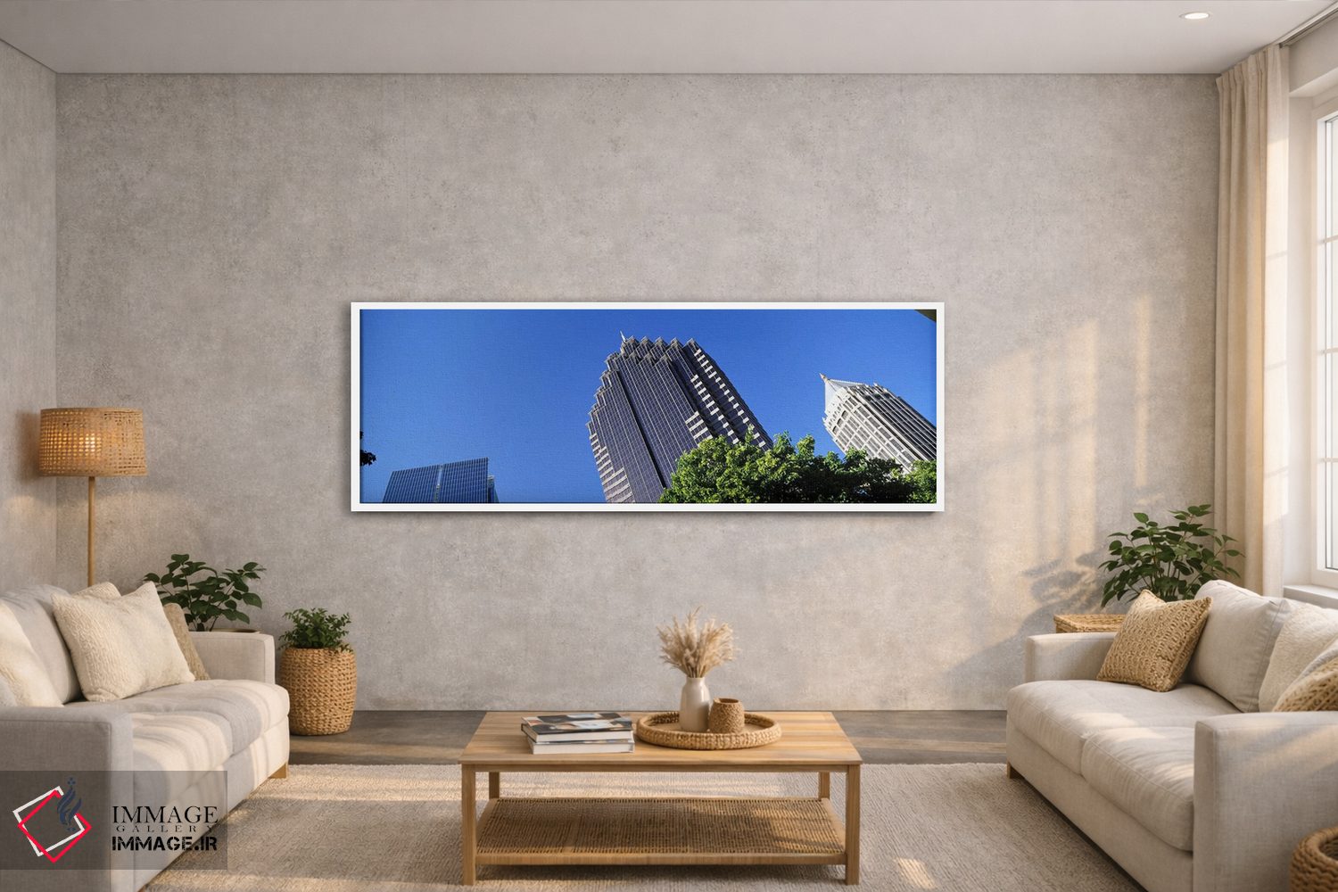 تابلو دکوراتیو Atlanta, Fulton County, Georgia, USA,آسمان خراش ها در ش… اثر پانورامیک ایمجز - D2W