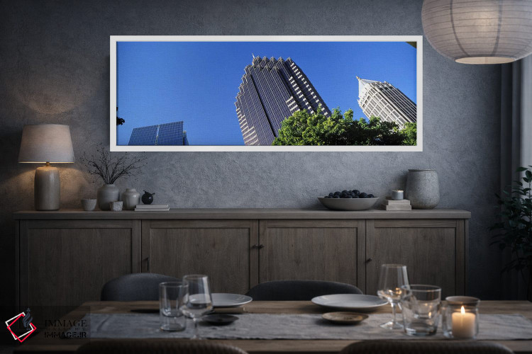 تابلو دکوراتیو Atlanta, Fulton County, Georgia, USA,آسمان خراش ها در ش… اثر پانورامیک ایمجز - D3W