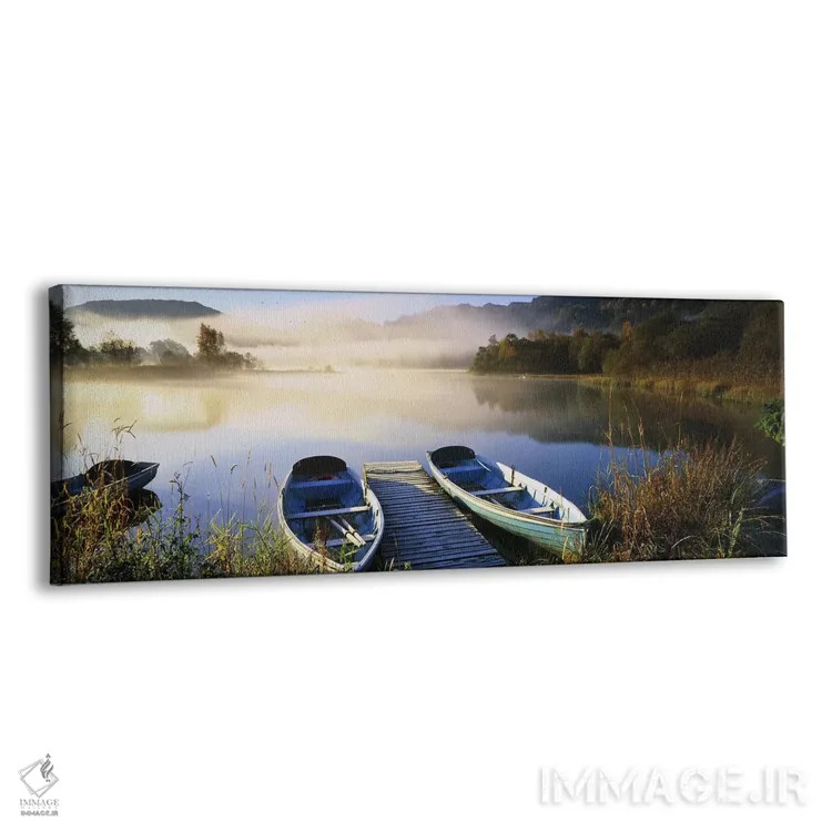 تابلو دکوراتیو Grasmere, Cumbria, England,قایق های پارویی در کنار دریا… اثر پانورامیک ایمجز - نمای پرسپکتیو محصول