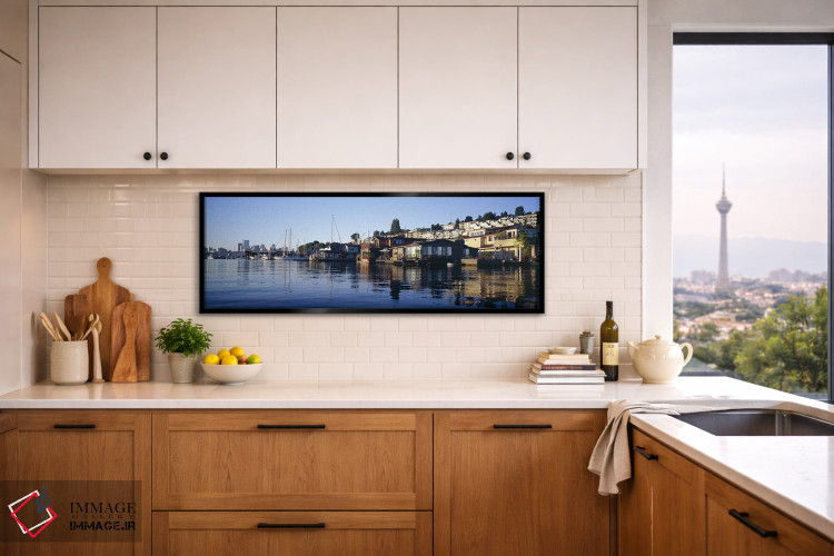 تابلو دکوراتیو Lake Union, Seattle, King County, Washington State, USA… اثر پانورامیک ایمجز - D6B