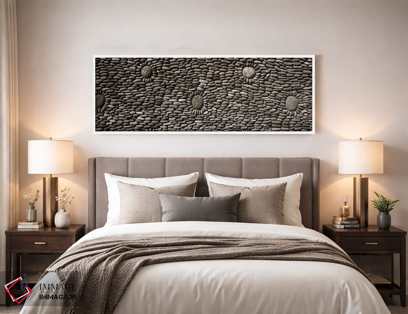 تابلو دکوراتیو Tulamben, Bali, Indonesia,دیوار تزئین شده معبد، تولامبن… اثر پانورامیک ایمجز - D3W