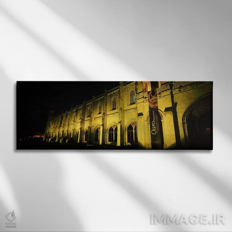 تابلو دکوراتیو Mosteiro Dos Jeronimos, Belem, Lisbon, Portugal,نمای زا… اثر پانورامیک ایمجز - نمای روبهرو روی دیوار
