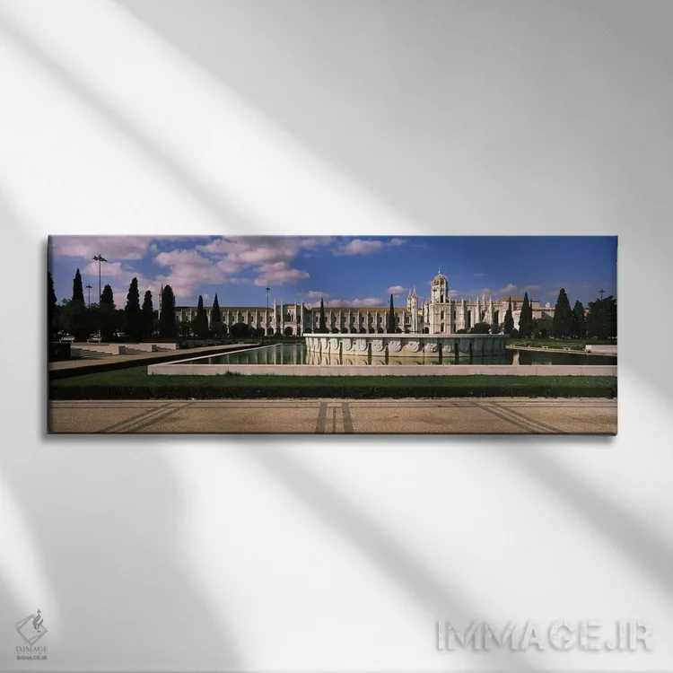تابلو دکوراتیو Mosteiro Dos Jeronimos, Belem, Lisbon, Portugal #3,نمای… اثر پانورامیک ایمجز - نمای روبهرو روی دیوار