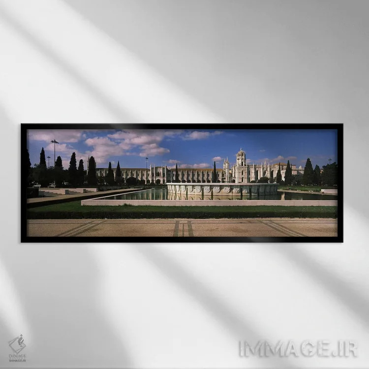 تابلو دکوراتیو Mosteiro Dos Jeronimos, Belem, Lisbon, Portugal #3,نمای… اثر پانورامیک ایمجز - نمای قابدار مشکی