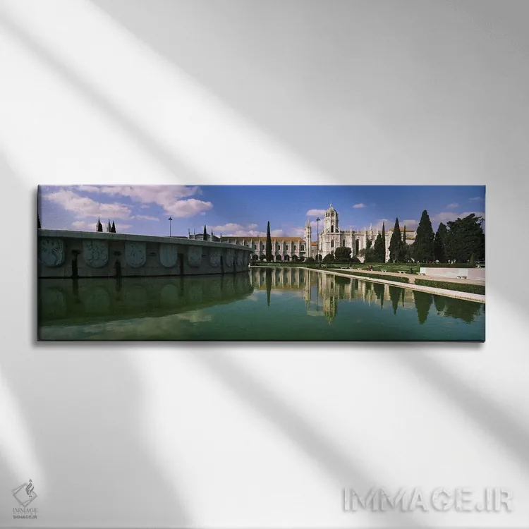 تابلو دکوراتیو Mosteiro Dos Jeronimos, Belem, Lisbon, Portugal #2,نمای… اثر پانورامیک ایمجز - نمای روبهرو روی دیوار