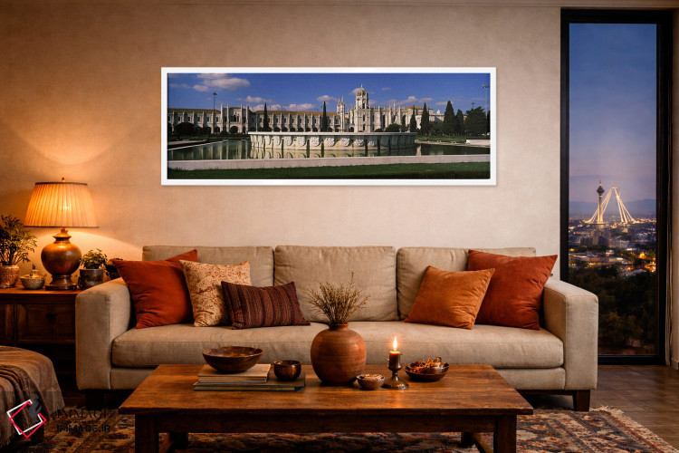 تابلو دکوراتیو Mosteiro Dos Jeronimos, Belem, Lisbon, Portugal,نمای خا… اثر پانورامیک ایمجز - D4W