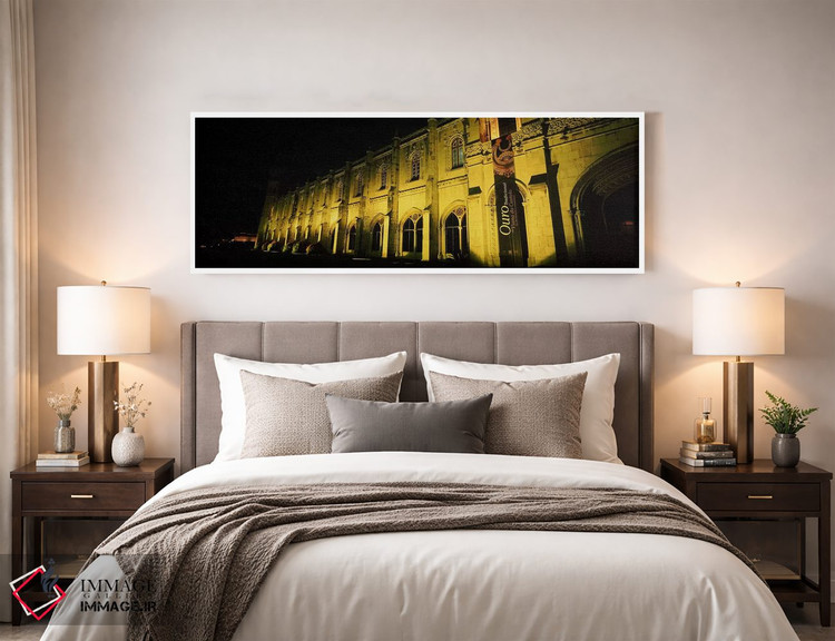 تابلو دکوراتیو Mosteiro Dos Jeronimos, Belem, Lisbon, Portugal,نمای زا… اثر پانورامیک ایمجز - D3W
