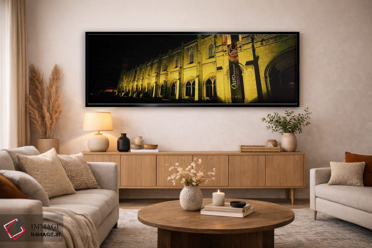 تابلو دکوراتیو Mosteiro Dos Jeronimos, Belem, Lisbon, Portugal,نمای زا… اثر پانورامیک ایمجز - D5B