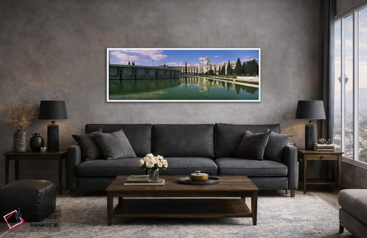 تابلو دکوراتیو Mosteiro Dos Jeronimos, Belem, Lisbon, Portugal #2,نمای… اثر پانورامیک ایمجز - D3W