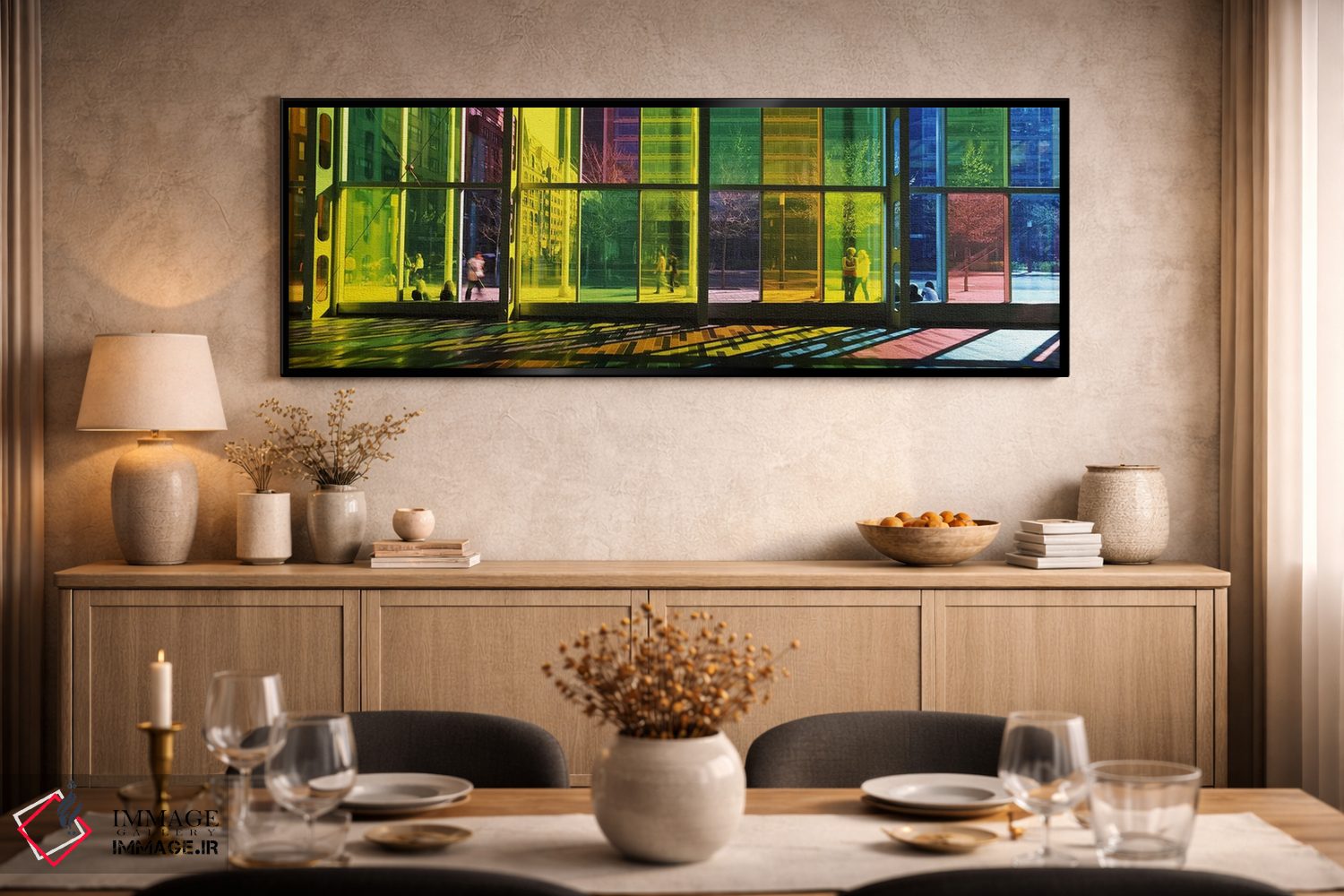 تابلو دکوراتیو Palais des congres de Montreal, Villa-Marie, Montreal… اثر پانورامیک ایمجز - D1B