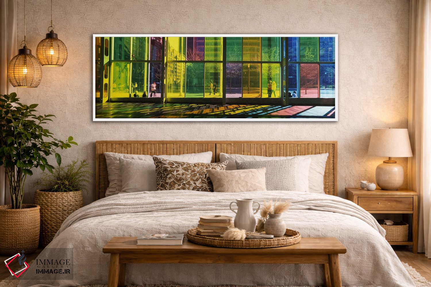 تابلو دکوراتیو Palais des congres de Montreal, Villa-Marie, Montreal… اثر پانورامیک ایمجز - D5W