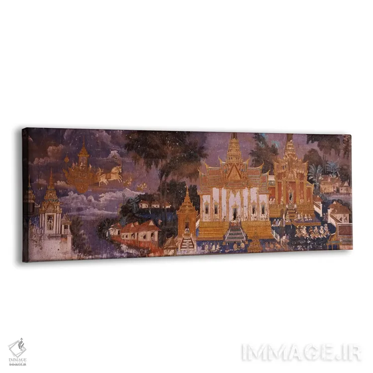 تابلو دکوراتیو Royal Palace, Phnom Penh, Cambodia,نقاشی های دیواری رام… اثر پانورامیک ایمجز - نمای پرسپکتیو محصول