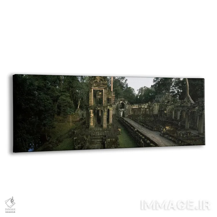 تابلو دکوراتیو Preah Khan, Angkor, Cambodia #2,ویرانه های یک معبد، پری… اثر پانورامیک ایمجز - نمای پرسپکتیو محصول