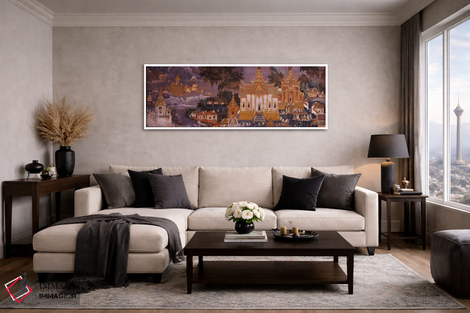 تابلو دکوراتیو Royal Palace, Phnom Penh, Cambodia,نقاشی های دیواری رام… اثر پانورامیک ایمجز - D4W