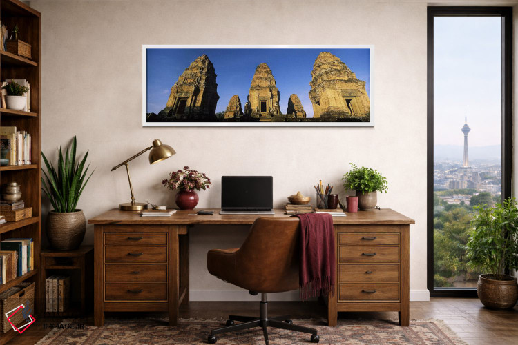 تابلو دکوراتیو Pre Rup, Angkor, Cambodia,نمای زاویه پایین از یک معبد… اثر پانورامیک ایمجز - D1W