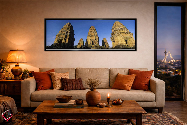 تابلو دکوراتیو Pre Rup, Angkor, Cambodia,نمای زاویه پایین از یک معبد… اثر پانورامیک ایمجز - D5B