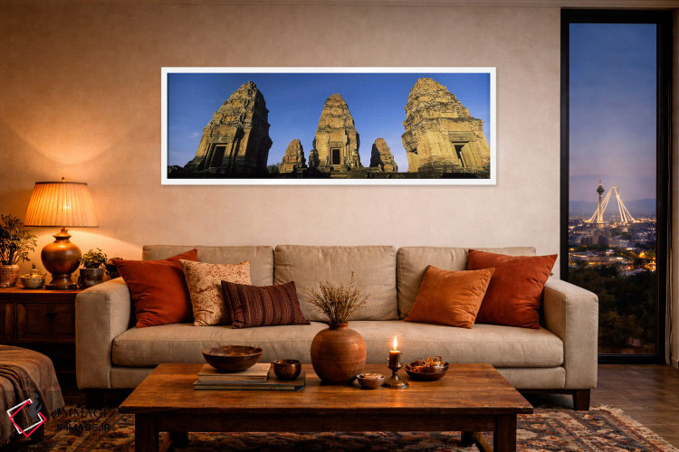 تابلو دکوراتیو Pre Rup, Angkor, Cambodia,نمای زاویه پایین از یک معبد… اثر پانورامیک ایمجز - D4W