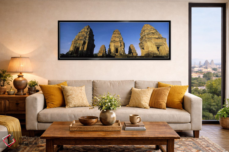 تابلو دکوراتیو Pre Rup, Angkor, Cambodia,نمای زاویه پایین از یک معبد… اثر پانورامیک ایمجز - D6B