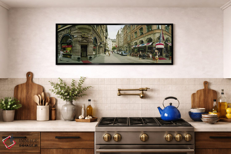 تابلو دکوراتیو Biblioteksgatan and Master Samuelsgatan streets, Stockh… اثر پانورامیک ایمجز - D1B