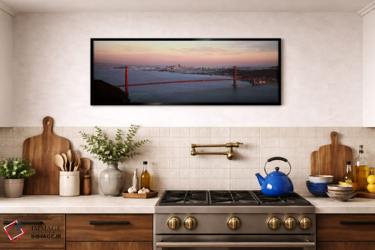 تابلو دکوراتیو Golden Gate Bridge, San Francisco Bay, San Francisco, C… اثر پانورامیک ایمجز - D2B