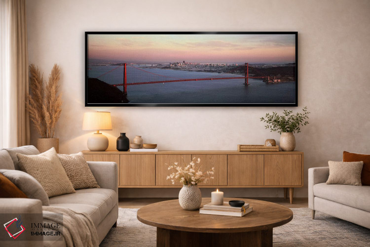 تابلو دکوراتیو Golden Gate Bridge, San Francisco Bay, San Francisco, C… اثر پانورامیک ایمجز - D5B