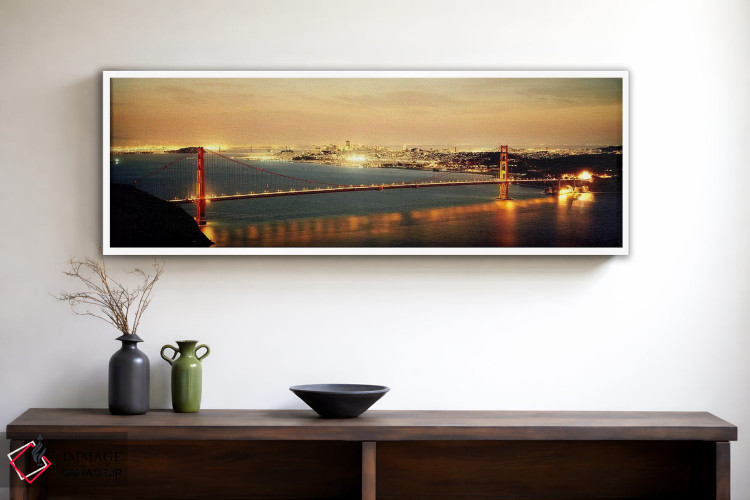 تابلو دکوراتیو Golden Gate Bridge, San Francisco Bay, San Francisco, C… اثر پانورامیک ایمجز - D1W