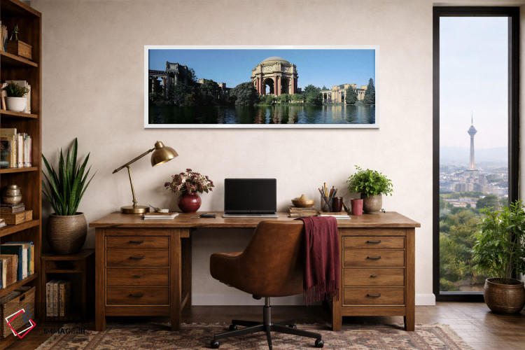 تابلو دکوراتیو Palace Of Fine Arts, Marina District, San Francisco, Ca… اثر پانورامیک ایمجز - D1W