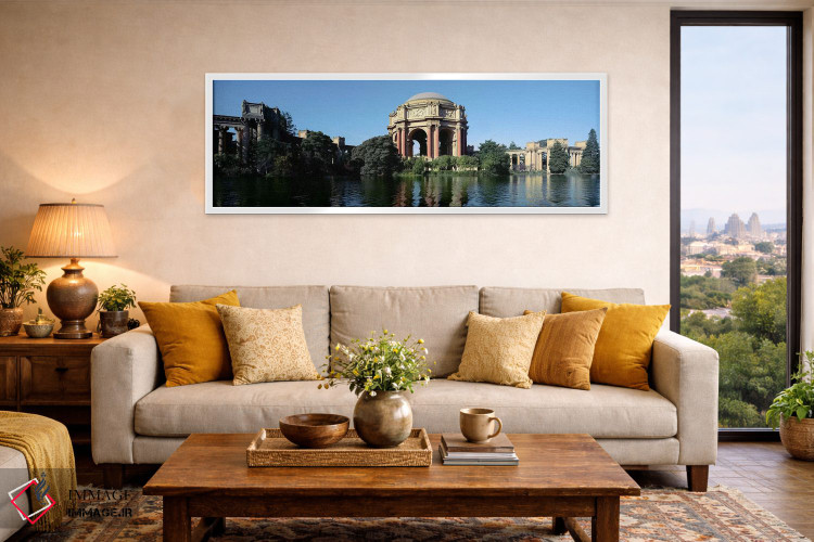 تابلو دکوراتیو Palace Of Fine Arts, Marina District, San Francisco, Ca… اثر پانورامیک ایمجز - D4W