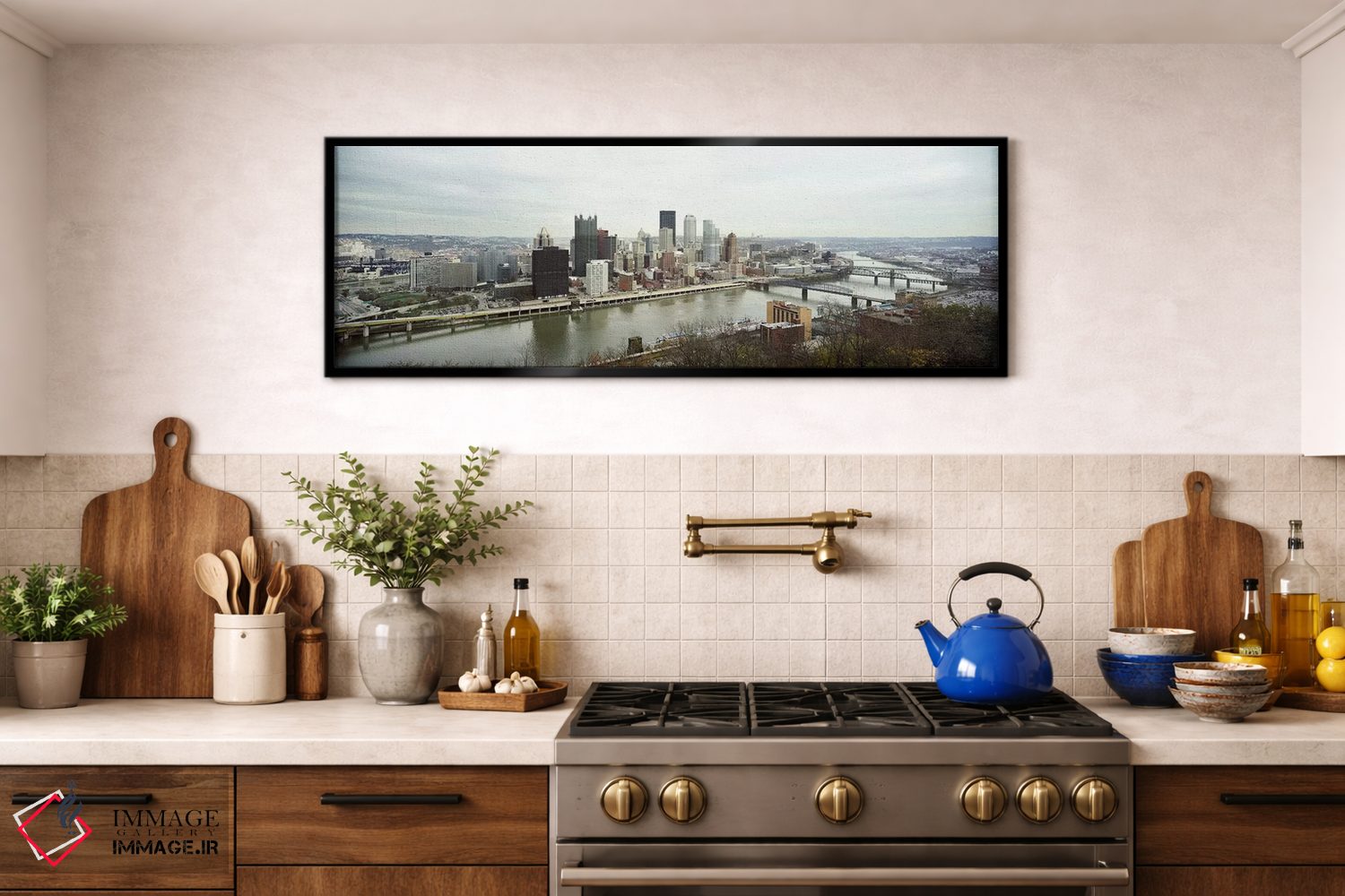 تابلو دکوراتیو Pittsburgh, Allegheny County, Pennsylvania, USA,نمای دی… اثر پانورامیک ایمجز - D2B