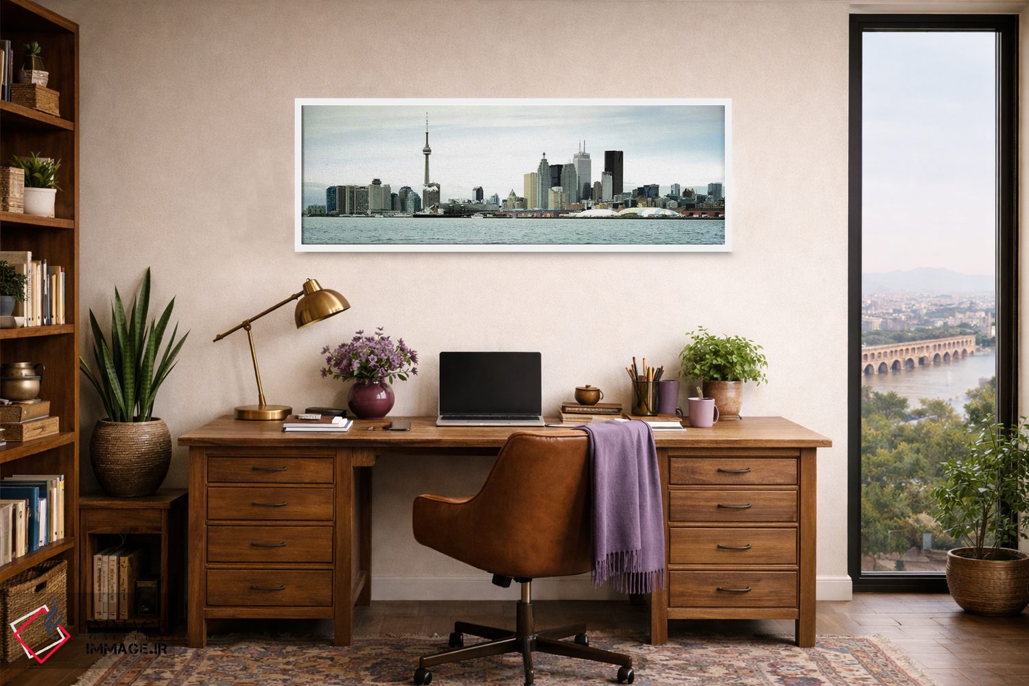 تابلو دکوراتیو Toronto, Ontario, Canada,خط افق مرکز شهر، تورنتو، انتار… اثر پانورامیک ایمجز - D1W