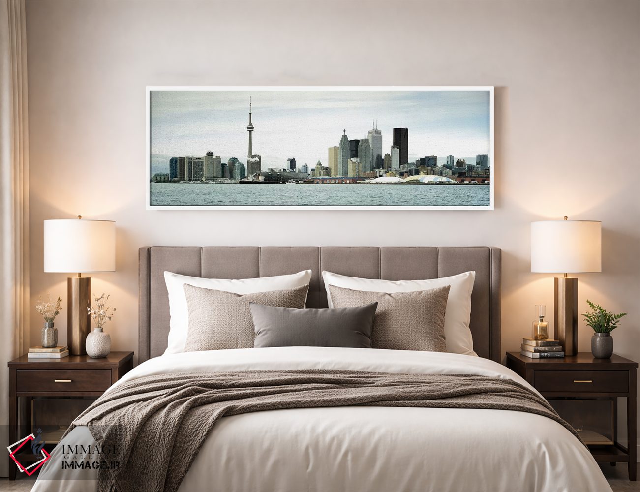 تابلو دکوراتیو Toronto, Ontario, Canada,خط افق مرکز شهر، تورنتو، انتار… اثر پانورامیک ایمجز - D3W