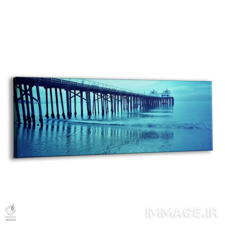 تابلو دکوراتیو Malibu Pier, Malibu, Los Angeles County, California, US… اثر پانورامیک ایمجز - نمای پرسپکتیو محصول